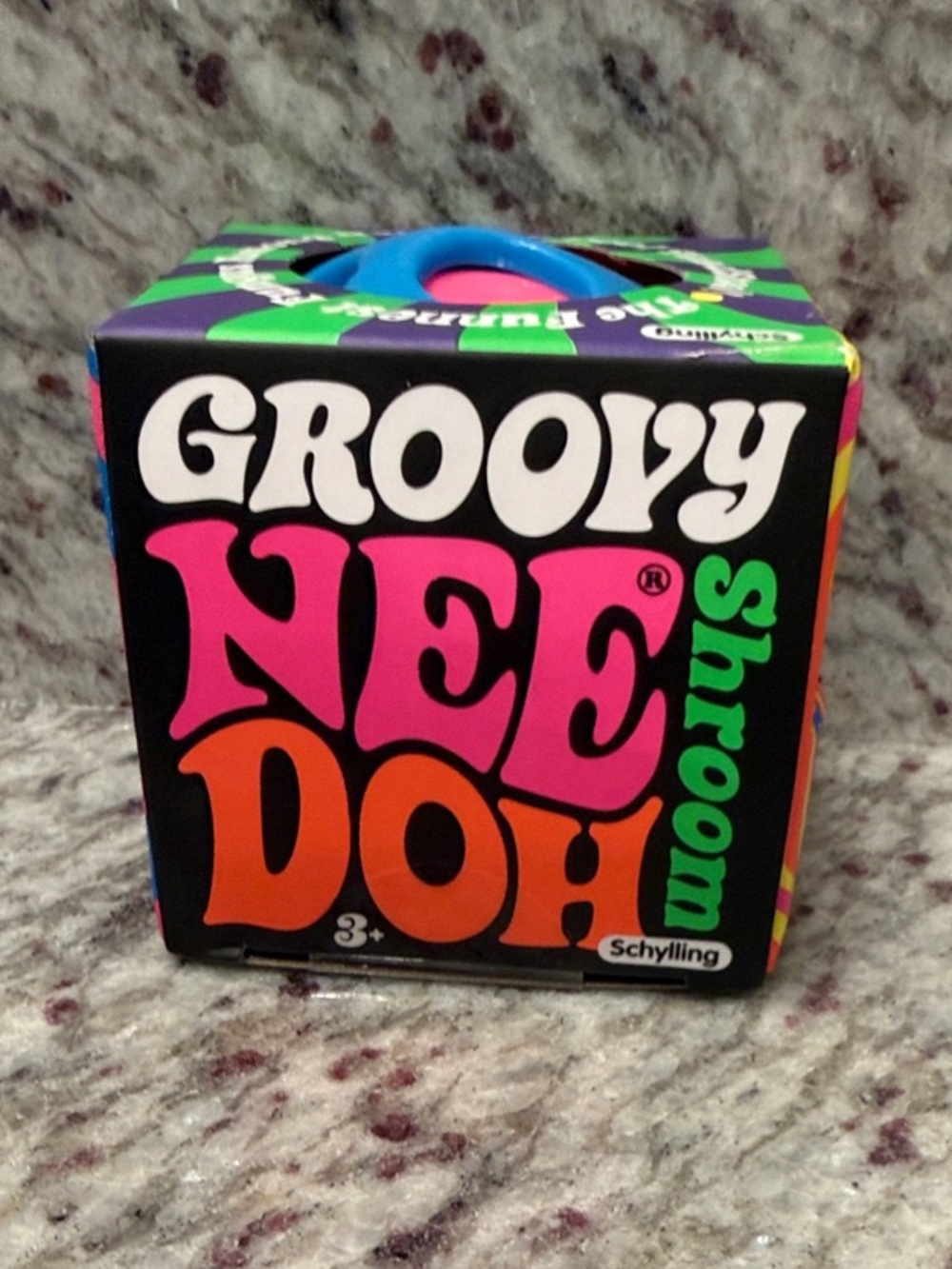 RARE NEEDOH!Vintage Groovy NeeDoh Shroom Kids Stress Ball Toy - Multicolor
